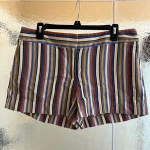 Loft multicolored striped shorts!